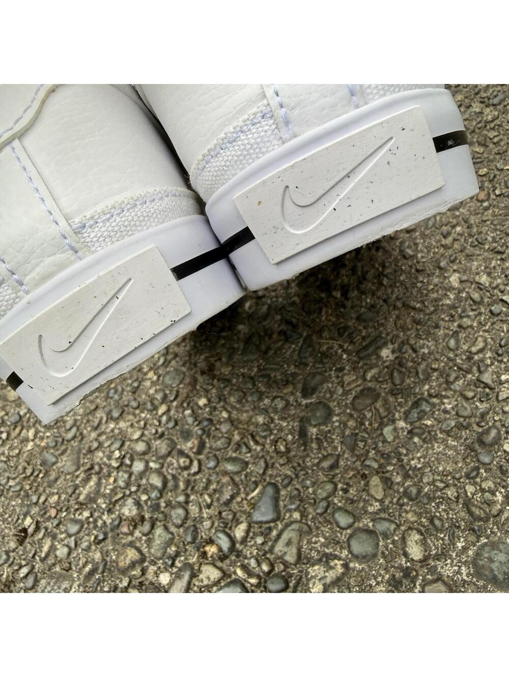 Nike Court Legacy Next Nature White Black Leather Low Top Sneakers DH3161-101 - Picture 8 of 9
